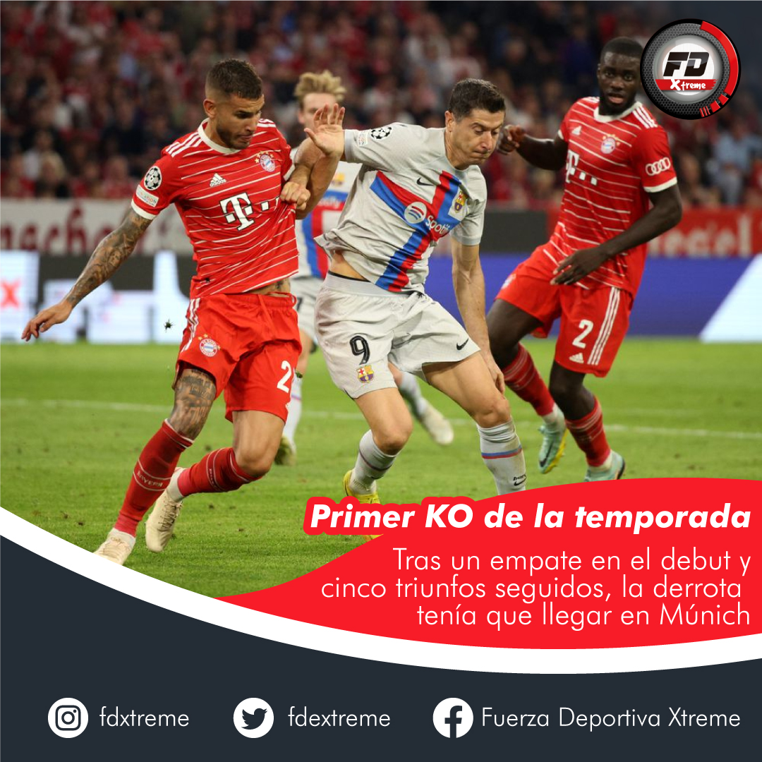 fdextreme's tweet photo. El Barça llegó a Múnich prácticamente inmaculado esta temporada. Es cierto que arrancó con tropiezo ante el Rayo Vallecano en el debut liguero (empate), pero desde ese momento llegó una racha de cinco triunfos consecutivos, entre Liga y el estreno de Champions contra el Viktoria. https://t.co/Lqqirdnmd8