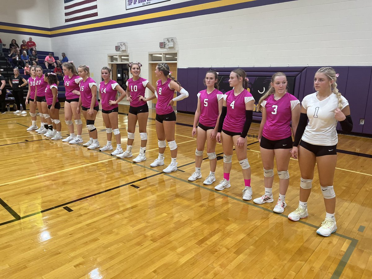 Clarion-Goldfield-Dows moves to 8-1 with a straight set sweep at Eagle Grove. Go Cowgirls!