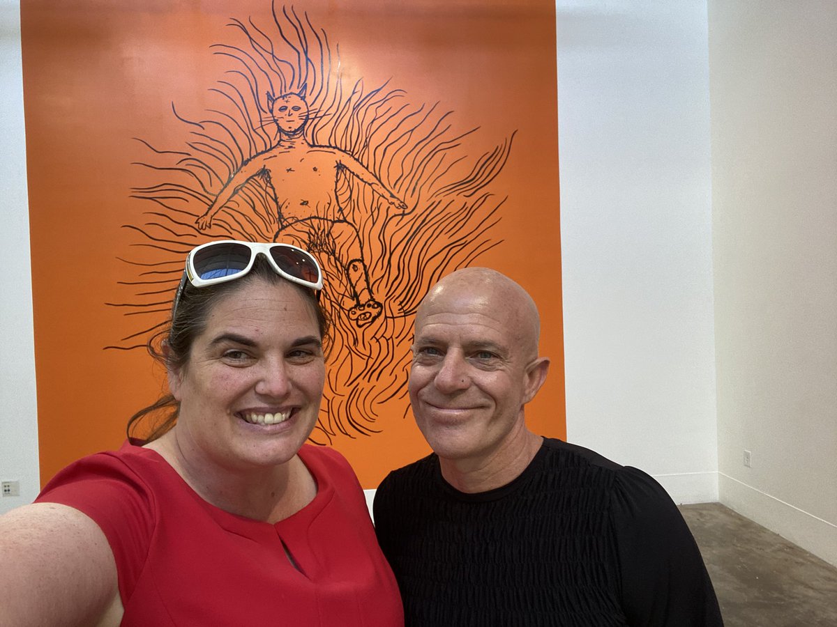liztrayner's tweet photo. Today I had the honor of private tour of K Pontuti’s awesome art exhibit, Pray and Be Thankful 4 Everything, in University of the Pacific’s Reynolds Gallery. Pop by and check out their show now until 10/21! #PacificProud

Here’s a link to the details:
https://t.co/sYoozERGsa https://t.co/PluYOhOBzb