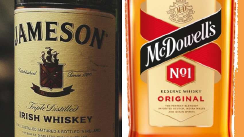 LaltenGoodManDi's tweet photo. इसीलिए अमेरिकी और आयरिश कंपनी #jackDaniels और #Jameson पर Whiskey लिखा होता है. जबकि #Indian, #Scottish, #Japanse या #Canadian बोतलें जैसे कि- #ग्लेनफिडिक, #ग्लेनलेविट, #BlackDog, #JohneyWalker, #BlacknWhite, #Antiquity को देखेंगे तो उस पर Whisky ही लिखा हुआ मिलेगा. https://t.co/z7frbXOzm3