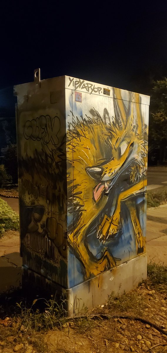 TokkTrash's tweet image. The ethereal nature of art vandalism.

#AnimalArtCrimes 
#YipYapYop
#CLFX