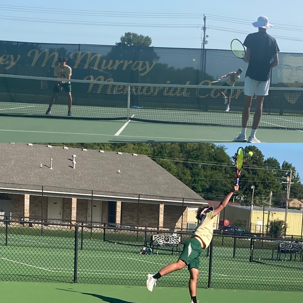 Airedales hosted Van Buren tonight. 
#AiredaleTennis #Only1Airedale