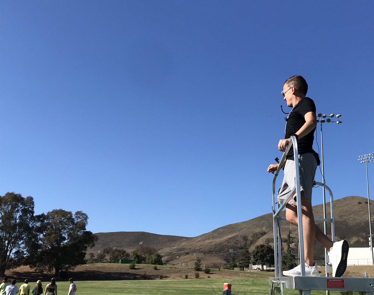 CalPolyBand's tweet photo. With one Game Day for @calpolyfootball behind us, we don’t rest as we prepare for a full season of Cal Poly performances! @CalPolyCLA #RideHigh https://t.co/nAWL0vCwcq
