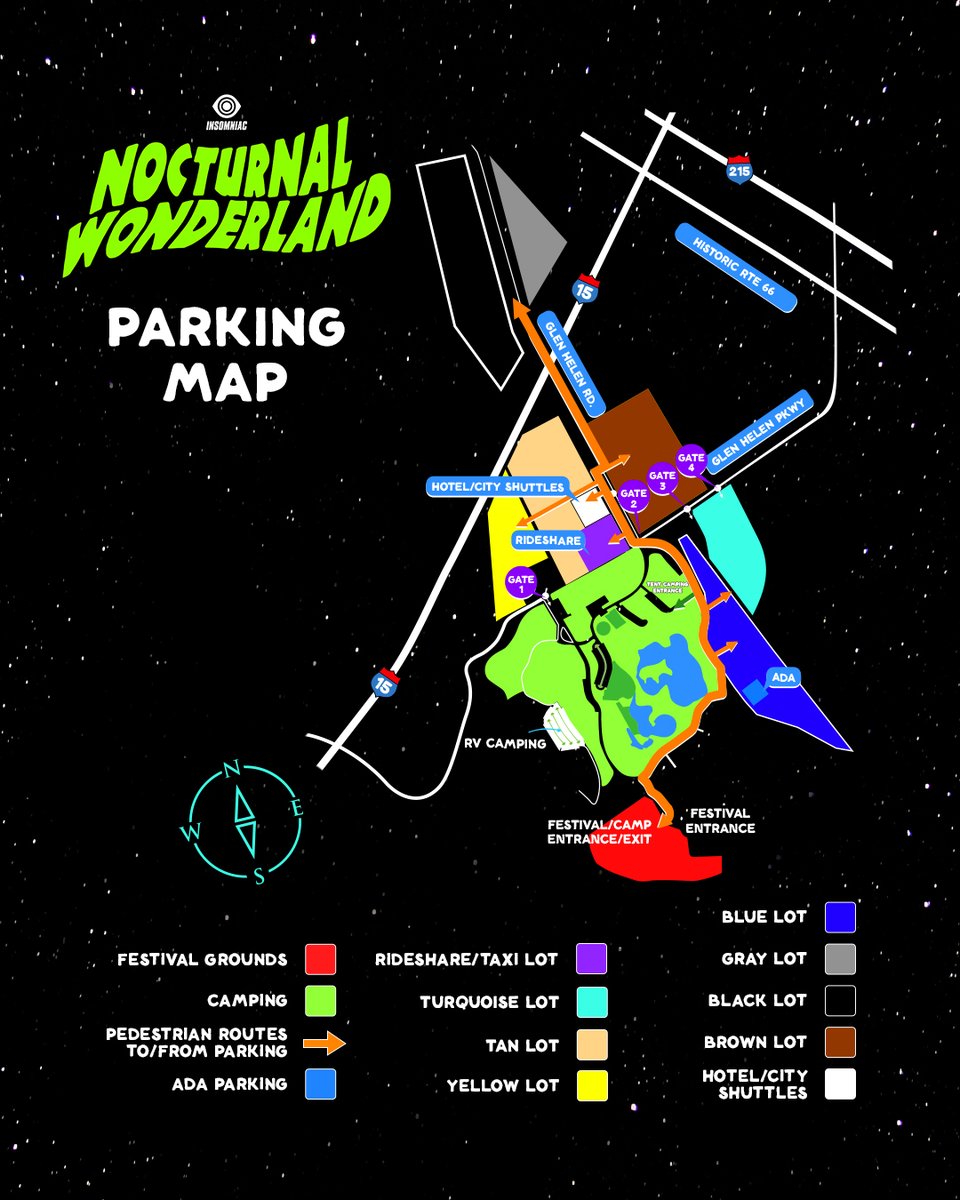 Nocturnal Wonderland map