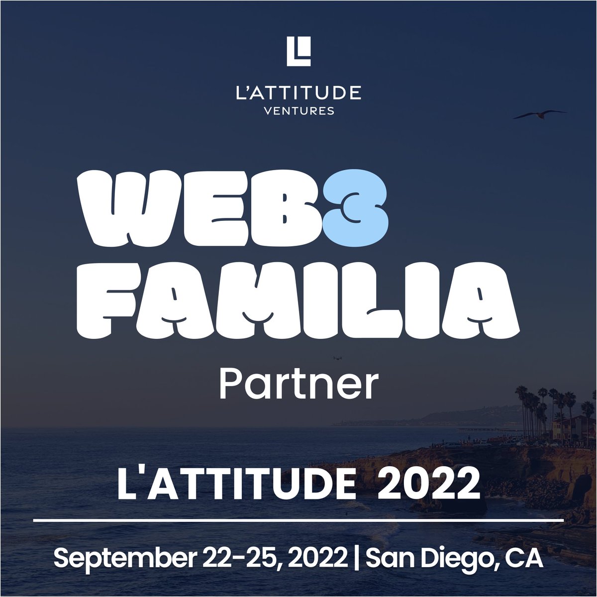 We are happy to announce that we are a Match-Up program partner <a href="/LATTITUDEevent/">L'ATTITUDE</a> in San Diego, CA. 

Led by <a href="/LAttitudeVC/">L'ATTITUDE Ventures</a>, Match-Up at L’ATTITUDE is a national showcase &amp; competition where early-stage US Latino entrepreneurs are matched with sizable capital from long-term investors