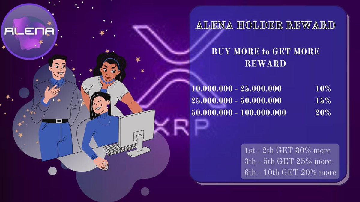 #Giveaway #AEN 

900K AEN (300k each) to 3 lucky Winners❤️

Rules:
🥳Follow
@Alenaproject &amp; Me 
🥳Like and Retweet 
🥳Tag Your Friends
🥳Retweet this Post⬇️
x.com/Alenaproject/s…

#XRPL #XRPLcommunity 
#AEN #GiveAway
⏰Ends 48hrs via Twitter Picker

DYOR
