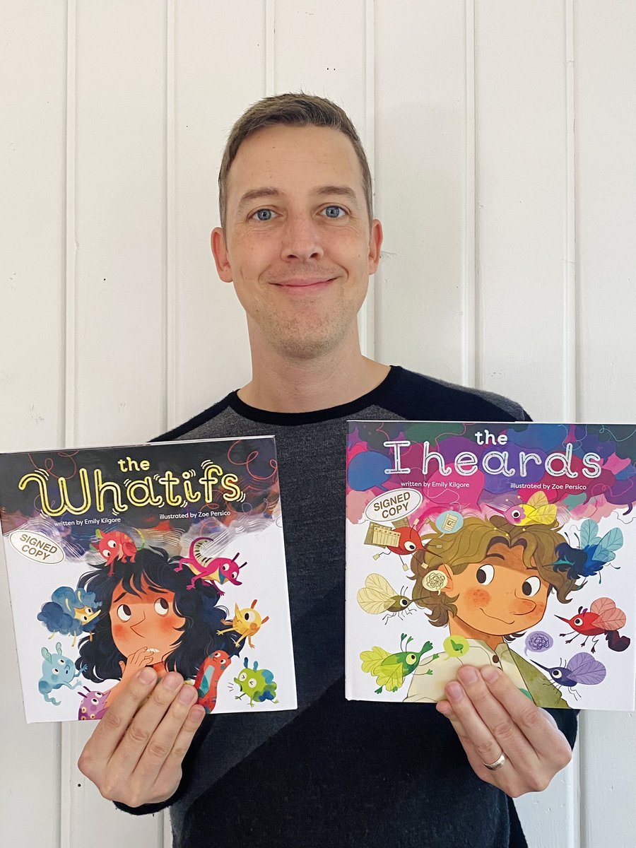 ddaily's tweet photo. A huge congratulations to my friend and critique partner @EmilySkeie on the release of her second picture book: THE IHEARDS!! This gorgeous, imaginative story is the perfect companion to her first book, THE WHATIFS. Both highly recommended!

#kidlit @adriamgoetz #writingcommunity https://t.co/BJObTigYlN
