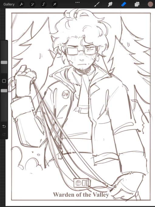 He deserves to be drawn cool 