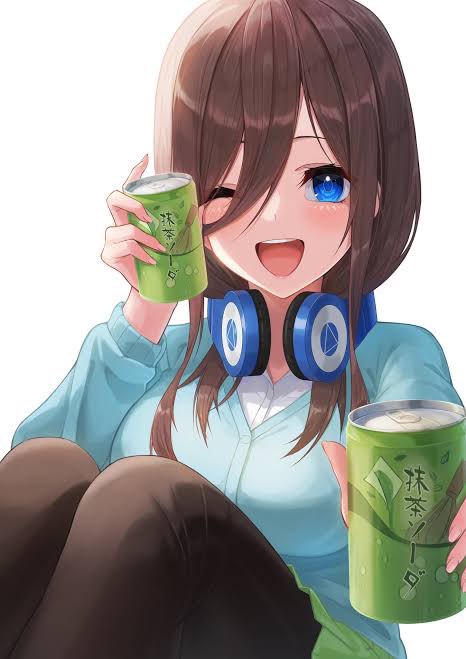 ハローラさんがTwitterに投稿した中野三玖(五等分の花嫁)のイラスト。