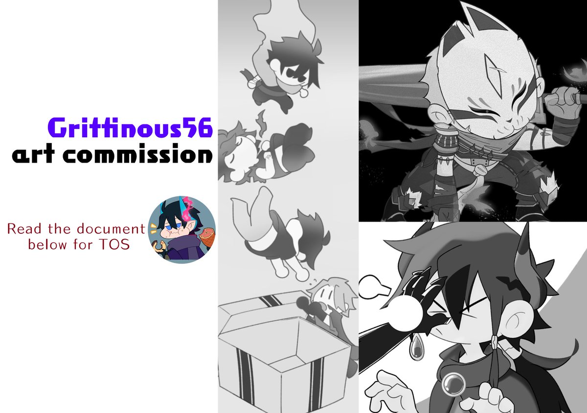 Griffinous56's tweet photo. Hey ya, Griffinous56 here and finally here with #art #commission to get myself some sugar heavy food—

Please read my TOS below 👇 and DM me should you have any further questions. Looking forward to working with you _(:3 」∠)_ https://t.co/RocweZK2uA