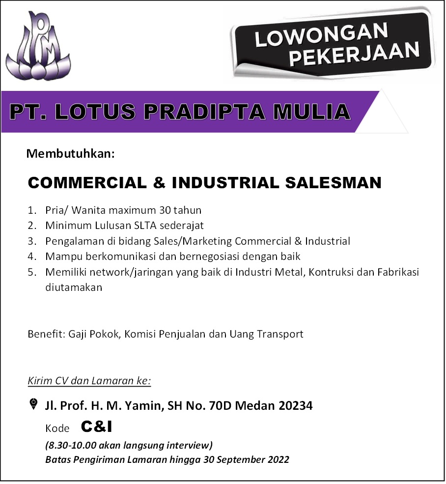 frestly_b_s's tweet photo. Siapa tau ada yg minta🙏
#goodpeople
#medan
#loker
#jobseeker https://t.co/YDQx90PwHL