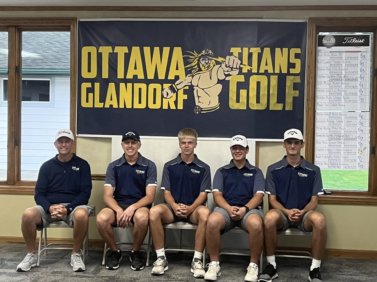 The Titans come back strong with a win over Liberty Benton 172-174. Thank you to all of the seniors as they played their last home match tonight at Pike Run.

Ty Verhoff - 39
Evan Pester - 42
Brad Maag - 45
Theo Maag - 46