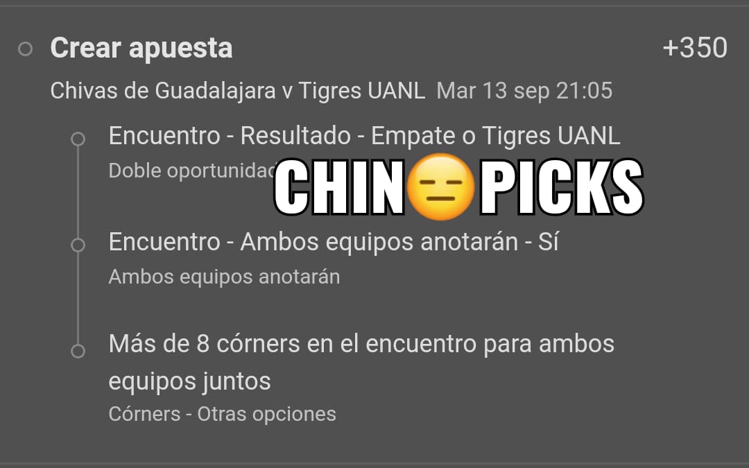 Chinopicks2's tweet photo. Venga 🐯
Vamos a esperar un empate cantado
Jugaré aparte ovr 9 corners paga bien yblos 2 atacan https://t.co/tTsy7Ofgc0