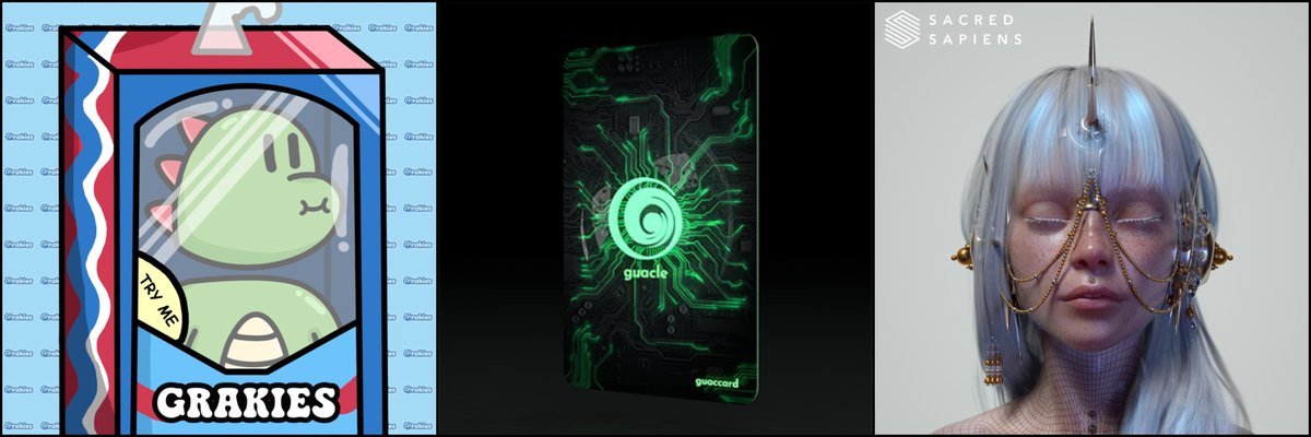 Minting today on #Cardano: Wednesday, September 14

@SacredSapiens <a href="/AvocadoBC/">Avocado Breakfast Club</a> <a href="/grakiescnft/">Grakies World</a>

For details go to: cnftcalendar.com 
#CNFT $ADA #NFT