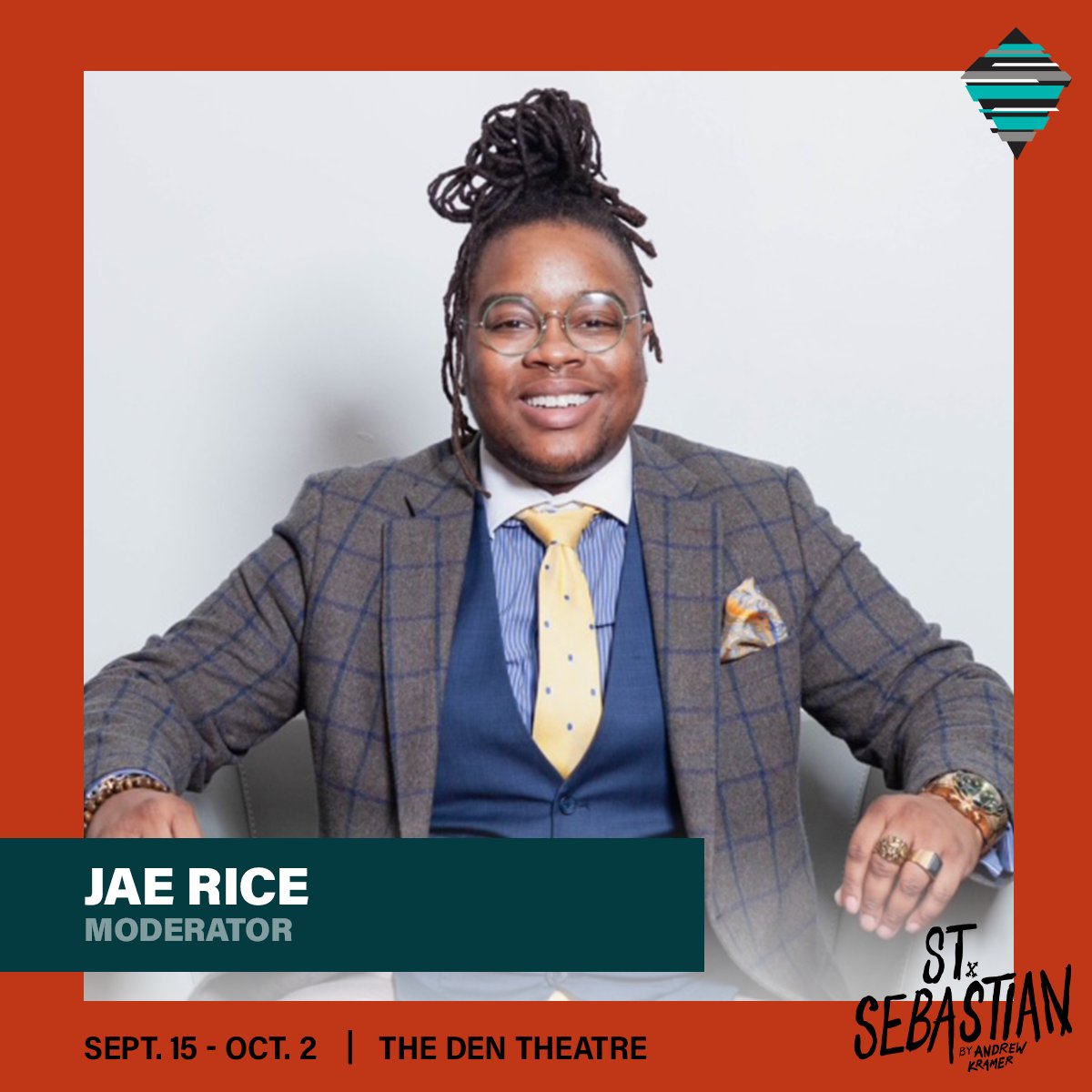 refractedco's tweet image. Join us after #StSebastianplay on Sept. 16 for a post-show Refracted Forum. With our partner Gertie, @KenMattMartin and Jae Rice will guide us in unpacking the play—investigating themes like gentrification, whiteness &amp;amp; Chicago's relationship with both.🎟: bit.ly/3qCxl6Y