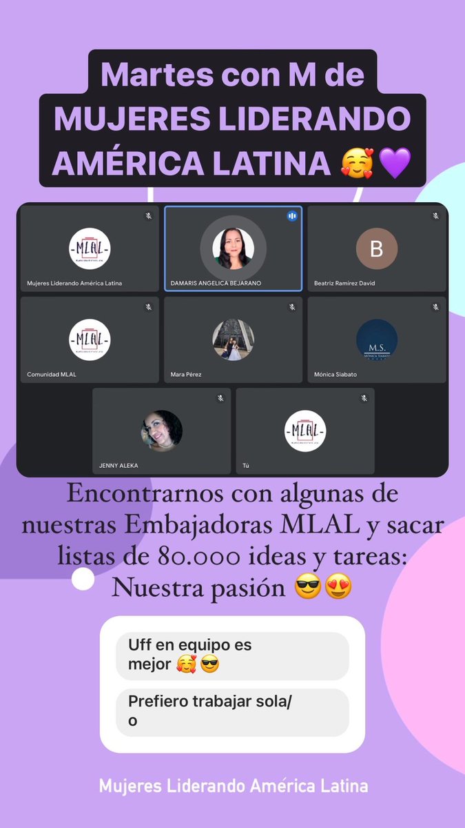 MujeresLiderAL's tweet photo. Somos Team trabajar en equipo, siempre.
#SoyMLAL https://t.co/WJBu98DZiF
