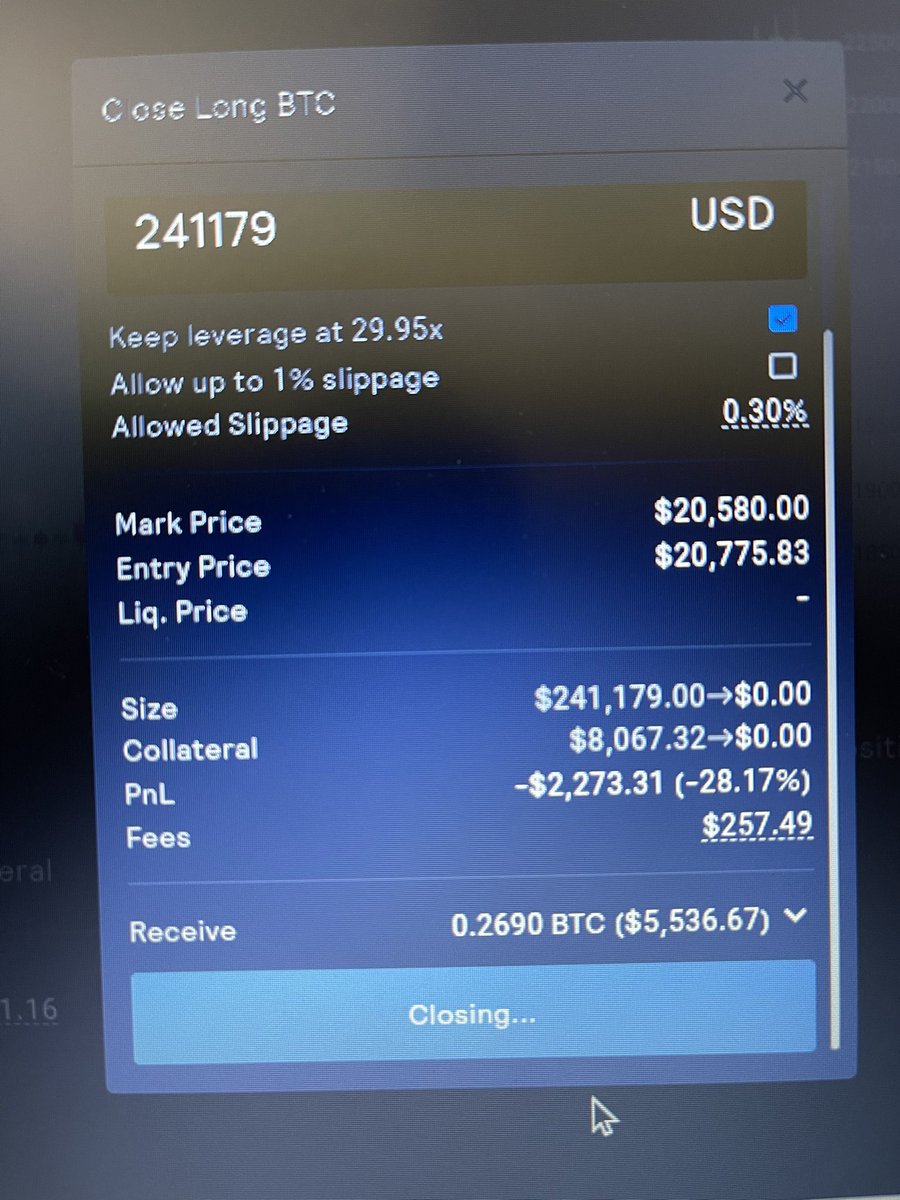 BlockchainTee's tweet photo. @xdev_10 Early today I was in a trade and the system Malfunctioned. I tried to close out the trade but the system would not let me. Kept saying closing. I lost 8k please look into this matter. Thanks https://t.co/GjXZKXvNrz