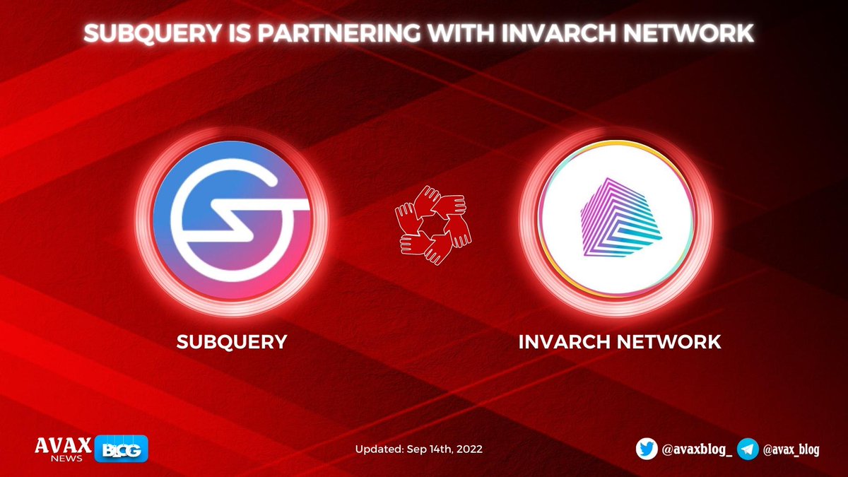 avaxblog_'s tweet photo. 🥳@SubQueryNetwork is partnering with @InvArchNetwork  

🌟#Invarch is setting out to be the leading-edge layer-1 network for creators in the @Polkadot and @KaruraNetwork ecosystems💪

More details:
👉https://t.co/6sDiGngzVB

#AVAXBlog #AVAX $AVAX #Subquery #InvarchNetwork https://t.co/yAuuqJ2QYo