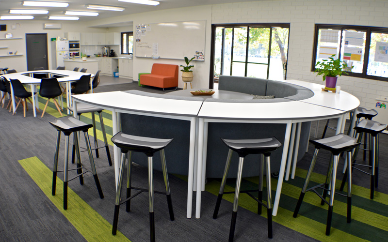 beparta's tweet photo. Staffrooms are important! They show that staff are valued, provide an environment for formal and informal professional learning, and give moments of respite in a busy work day 
#vasseps #AussieED #learningenvironments #aussieteachers #aussieteachertribe https://t.co/caYVORy0Tc