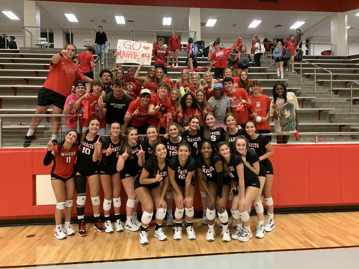Happy Day!!! MHS Varsity wins the match 3-0 against FMHS!! <a href="/MarcusHSvb1/">Marcus Volleyball</a> <a href="/Marcus_HS/">Marcus High School</a> <a href="/MHS9th/">MHS 9th Grade Campus</a>