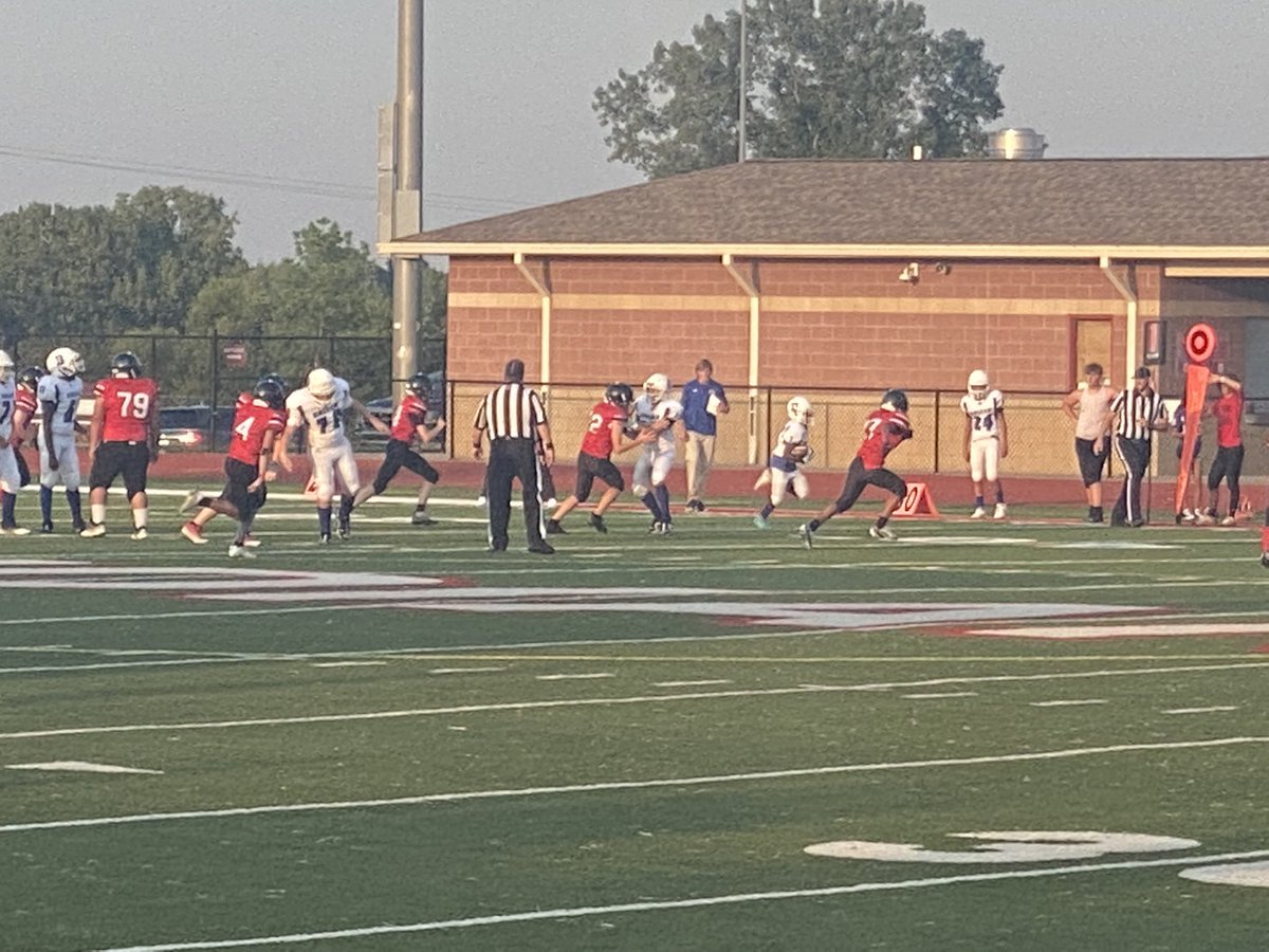 Two wins for Osage Trail tonight! We are proud of their performance. A team won 24-0 and B team won 20-12. #FortProud