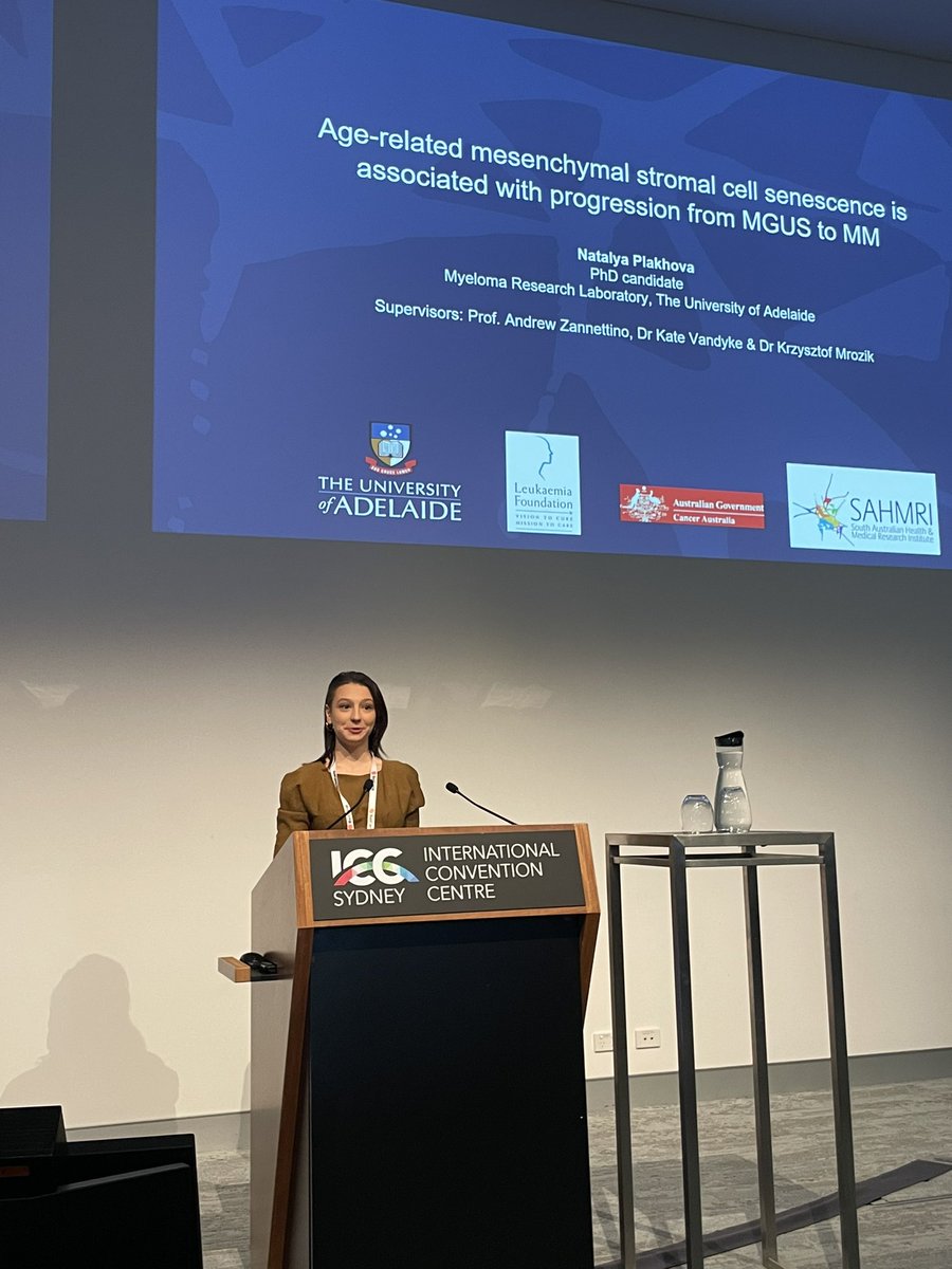 Congratulations to <a href="/NatalyaPlakhova/">Natalya Plakhova</a> who received a BLOOD2022 Non-member Travel grant to present her PhD work at the conference 👏 #myeloma #blood22 <a href="/hsanz_org_au/">HSANZ</a> 🩸