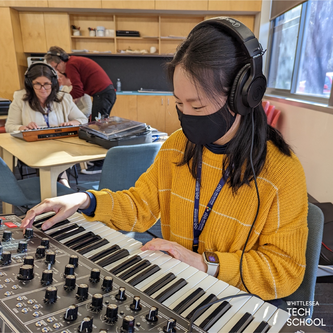 Last week we had the lovely people from @thepushinc share their expertise and train our staff on the wide world of #synths and #electronicmusic. If you are a student or adult from the local community and would like to give it a go, get in touch.

#WhittleseaTS #TechSchools