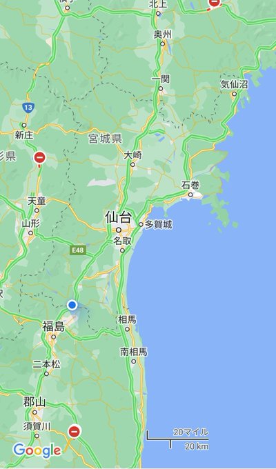 宮城県に入りました。 