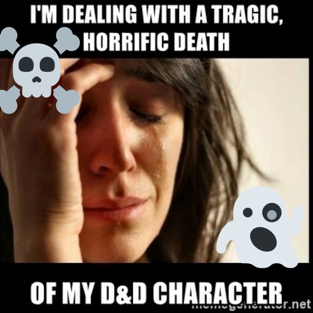 LN_DungeonFight's tweet photo. We've all had a character death that cut deep and some we couldn't have been more grateful for.
What are some of your most memorable PC deaths?
RIP Verde, Thalak, & Leona. ☠
Good riddance Isla. 😉
#dndcampaign #dnd #dnd5e #pcdeath #characterdeath #ttrpg #streaming #twitch https://t.co/NldQcbvADJ