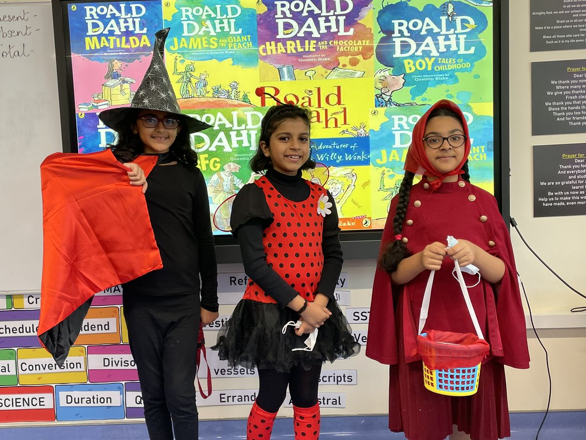 RichaRaghunath1's tweet photo. Grade 3G all dressed up in favourite characters to celebrate their favourite author’s birthday #NMSRoaldDahlDay2022 #Dahlacious @gemsnms_alkhail @ShettySampoorna https://t.co/8l3RK81tfY