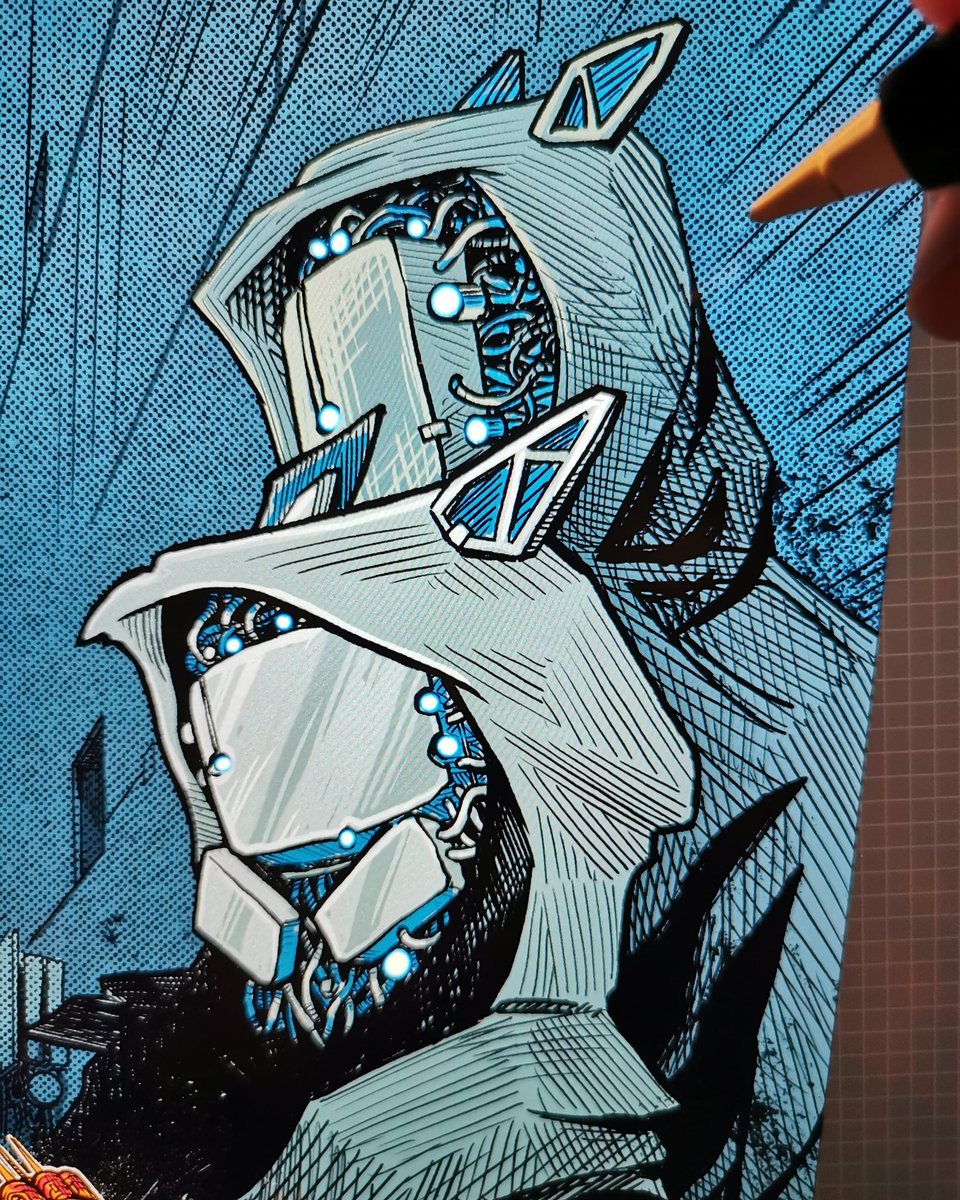 diegofriasdelv's tweet photo. Hey! Here is a sneak peek of a new illustration I'm working on! Yeah! Do you recognize these robots?! Cheers!! #ink #digitalink #robots #techfilter #procreate #makecomics #drawingoftheday #dailydrawing https://t.co/P2JbPSxkzf