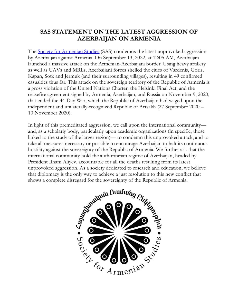 Journal of the Society for Armenian Studies (@journalarmenian) on Twitter photo 
