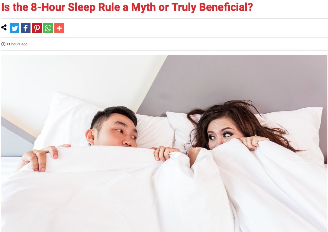 ironmagazine's tweet photo. Is the 8-Hour Sleep Rule a Myth or Truly Beneficial?

Read more here👇
👉https://t.co/52zvOUErwD

#ironmag #ironmagazine #fitnessnews #fitnessgossip #bigboy #bodybuilding #kalimuscle #sugardaddy #stax https://t.co/k7IMQsA55b