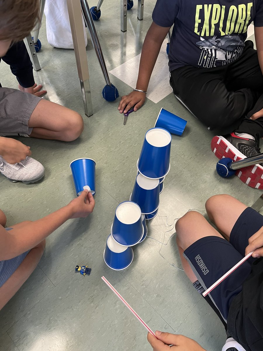 We’ve had a great start to the school year with some fun team building challenges.  These kiddos have shown remarkable cooperation and perseverance!!  Great Job Fab Fives! <a href="/LambethPS1/">Lambeth P.S.</a> @JenMrsjmann