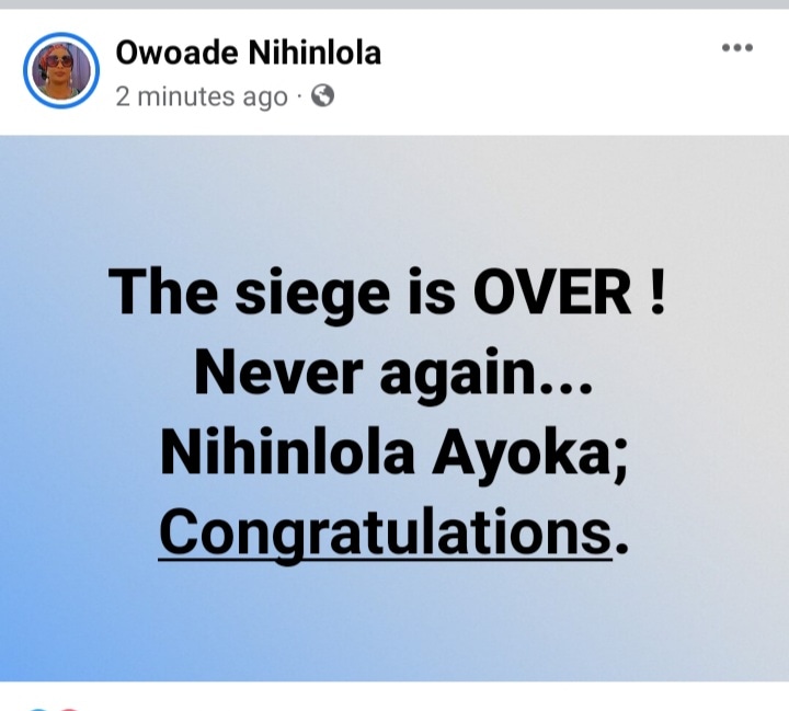Affliction shall never rise up a second time in Jesus Name 🙏