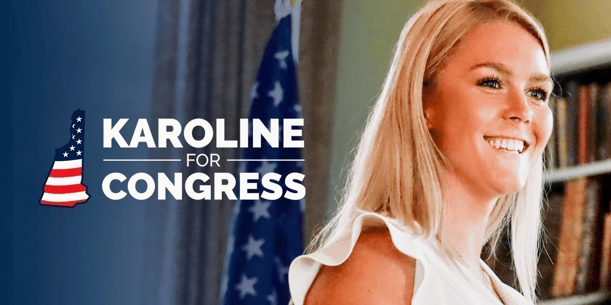 IAPolls2022's tweet image. BREAKING: 25-year-old America First Conservative — Karoline Leavitt wins Republican nomination for U.S. House in New Hampshire's 1st Congressional district via @Redistrict