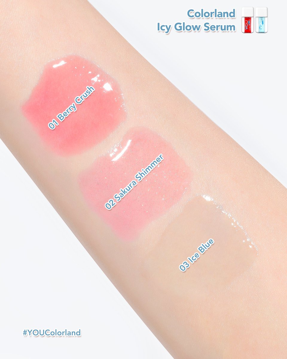 youbeauty_id's tweet photo. Letβs see how pretty the color is π€©
Colorland Icy Glow Lip Serum ini cocok banget loh untuk daily wear atau bahkan overnight use βοΈπ
Dilengkapi 3 shade :
π Berry Crush
πΈ Sakura Shimmer
π§Ice Blue
Coba dong tulis di kolom komentar shade favorit kalian? ππ»
#SamaTapiBeda https://t.co/CAcaGCxSgA