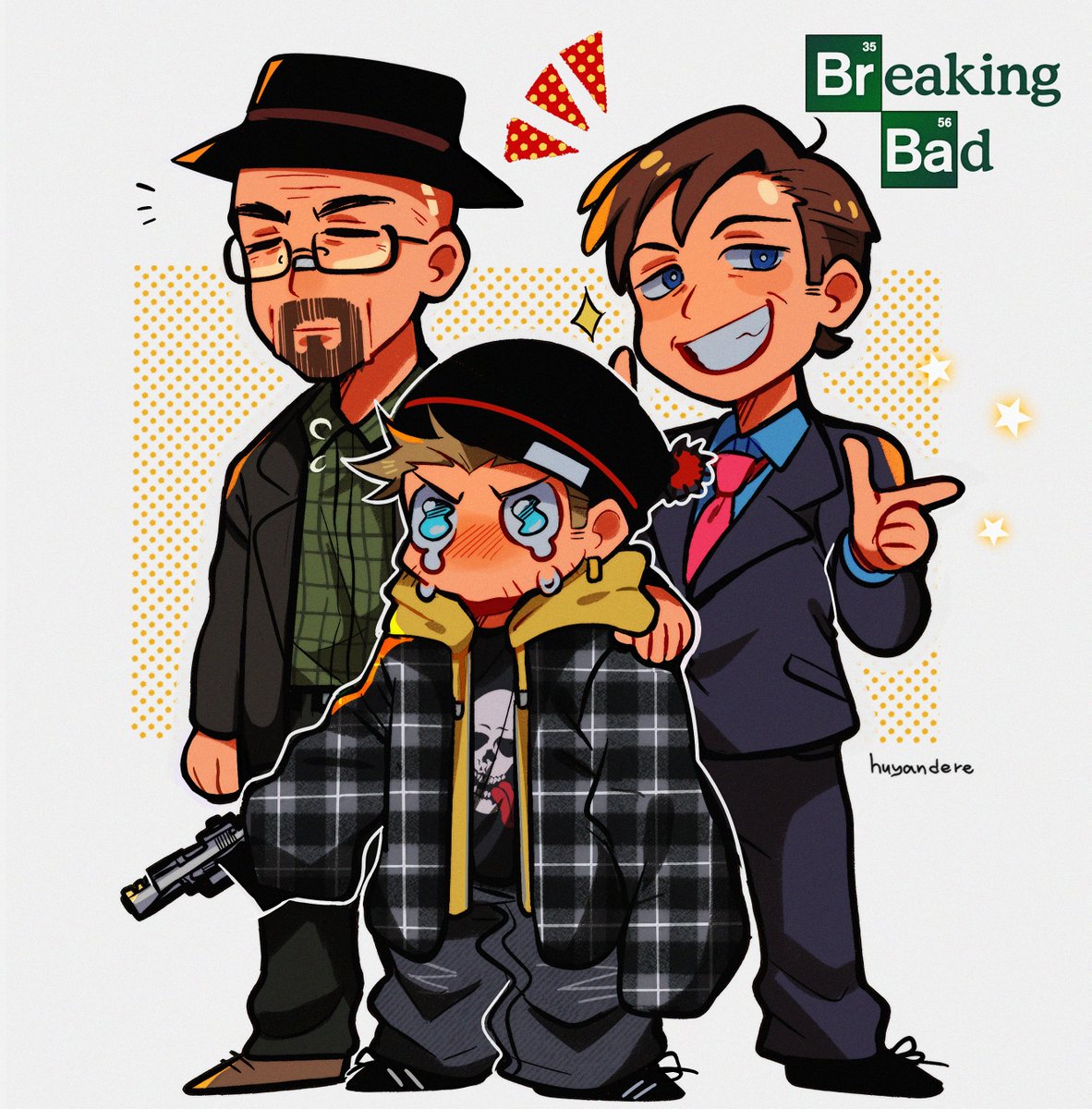 huyandere's tweet photo. here they are.... bad breakers
#BreakingBad https://t.co/jzoiEs0XXZ