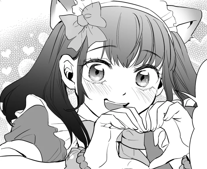 かわいい女の子描けた💖 