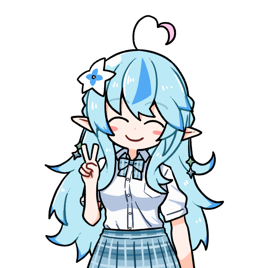 雪花ラミィ 「とうか 」|honmirinのイラスト