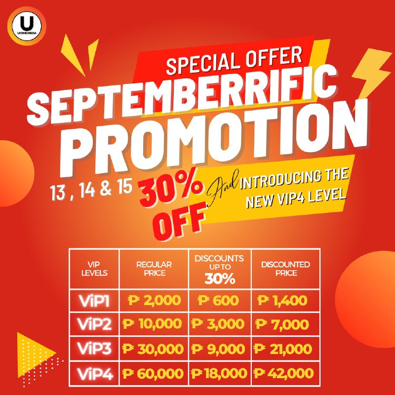 UcomeMediaPh's tweet photo. Second Day! Hurry up and become our VIP Members! Grab it while it is available!

#letsallbeVIP! #becomeVIP #becomeoneofus! #ucomemediaph #UCOMEPH#ucomemedia https://t.co/fxFIIXzgJf