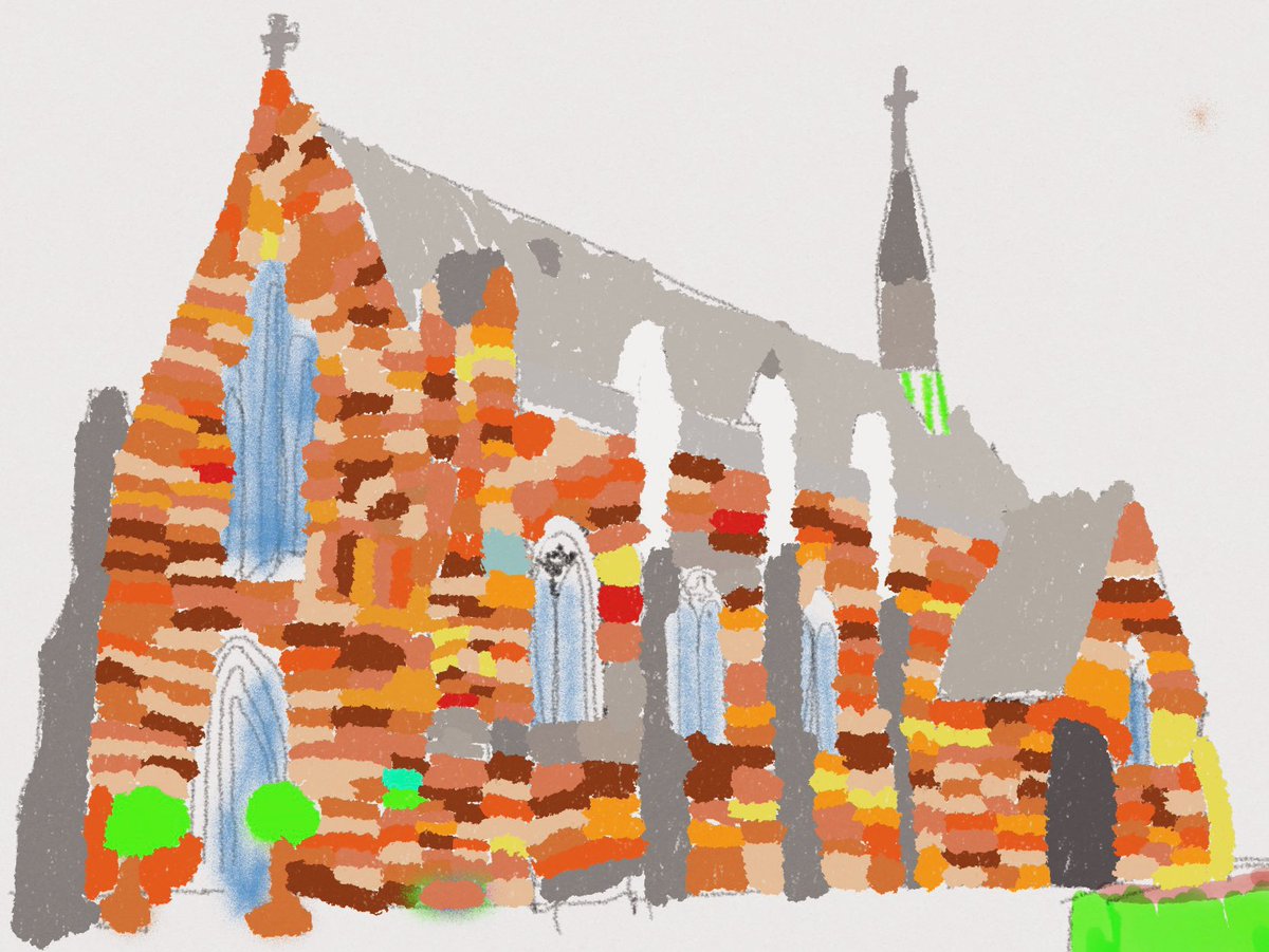 Blown away by the incredible digital art from my class as part of our significant place #inquiry this term, using the tools on Sketches School to create texture and depth. So lucky to have such beautiful buildings on site! @SPSC_Adelaide  <a href="/jasmineftaylor1/">Jasmine Taylor</a> <a href="/JGelsthorpe/">Jon Gelsthorpe</a>