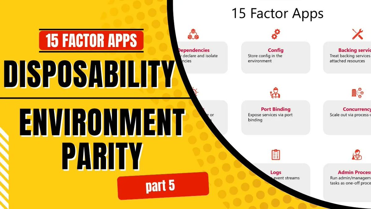 nileshgule's tweet photo. #cloudnative Use containers to avoid drift between dev / QA / Staging / Preproduction / Production environments
Follow the Environment Parity or Dev Prod Parity principle from #15FactorApp
https://t.co/FYTYRAsobS
#MVPBuzz #cloud #kubernetes #k8s #cloud #12FactorApp https://t.co/AJSkzwU9Qp