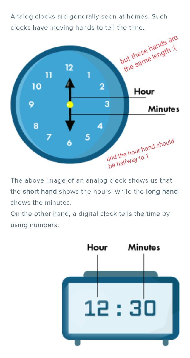 edufailblog's tweet photo. Good morning! What time is it? Let's see if we can use these illustrations from Byju's and Cuemath to figure it out #edtechgiants #illustratorfail https://t.co/Q45iBG9kkU