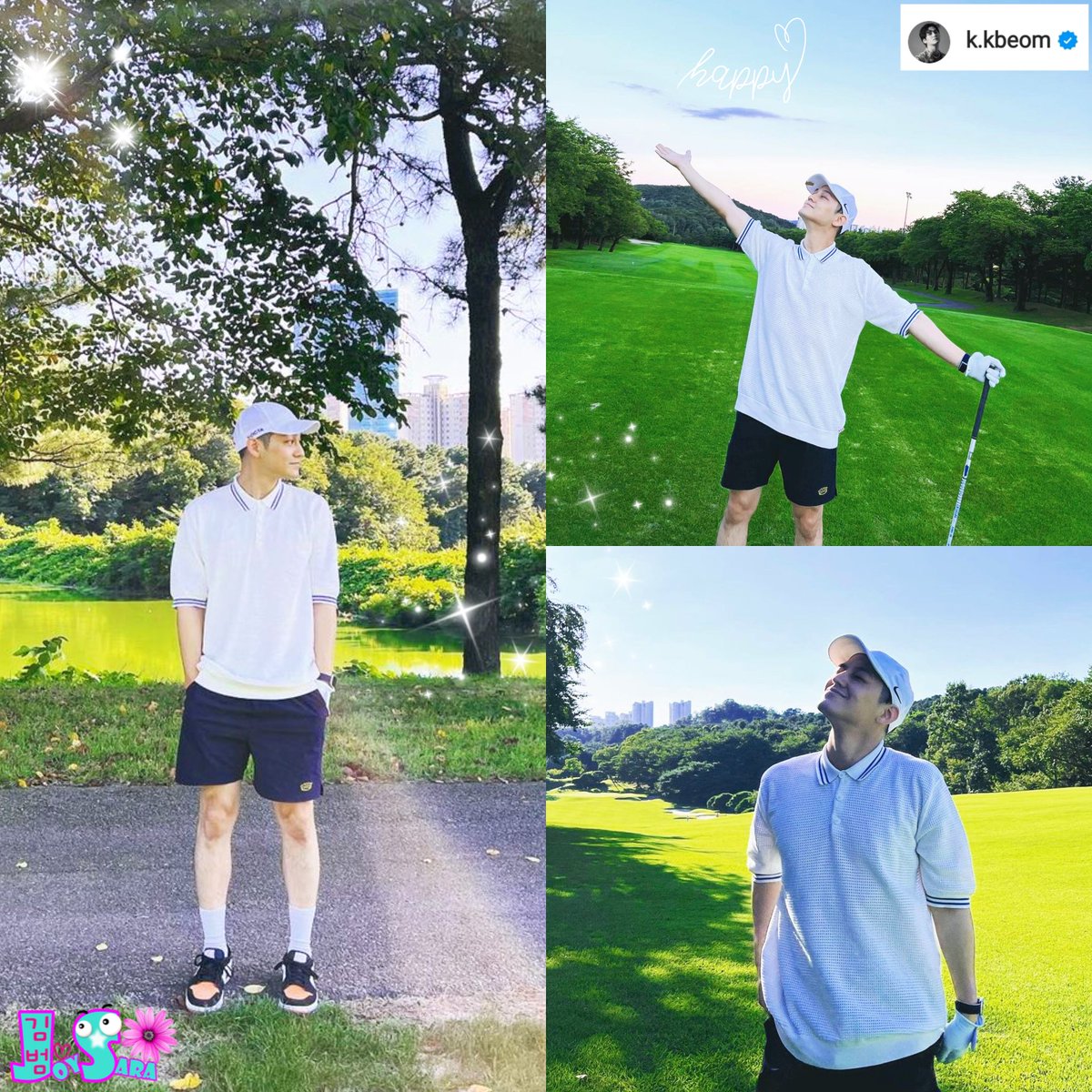 joysara1's tweet photo. 220914 KIM BUM 🌸 IG Update
caption: “Still ☀️
Not today”
🏌️♀️⛳🌞🏌️♂️🏌️
#KimBum #KimBeom
#คิมบอม #김범 #キムボム
#LeeRang #이랑 #อีรัง
#tvN #구미호뎐1938 🦊
#구미호뎐시즌2 #구미호뎐2
#TaleoftheNineTailed2 https://t.co/ocjAJM5u8a