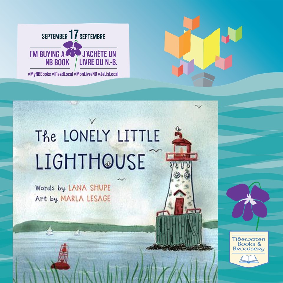 Tidewater_Books's tweet photo. Sept 17th is I'm Buying A NB Book Day, &amp; we are celebrating! #MyNBBooks #IReadLocal 💕🇨🇦📚

Today's Featured #NBLit in-store is 'The Lonely Little Lighthouse' by Lana Shupe &amp; @MarlaLesage  @nimbuspub https://t.co/WtFcBwTke1  #ShopSmall #BuyLocal #ReadIndie #ThinkIndie #ShopIndie https://t.co/jNY9E2MKS0