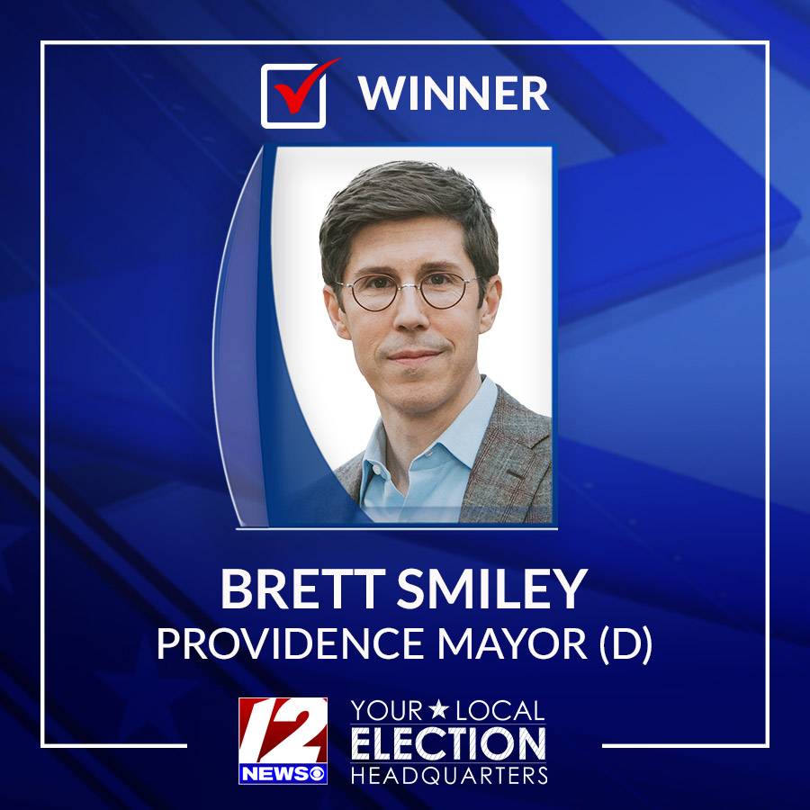 wpri12's tweet photo. Breaking: Brett Smiley wins the Democratic primary for Providence mayor, effectively becoming mayor-elect. #RIPrimary
DETAILS: https://t.co/SKGwcJfPgz https://t.co/xOuy9sISD0
