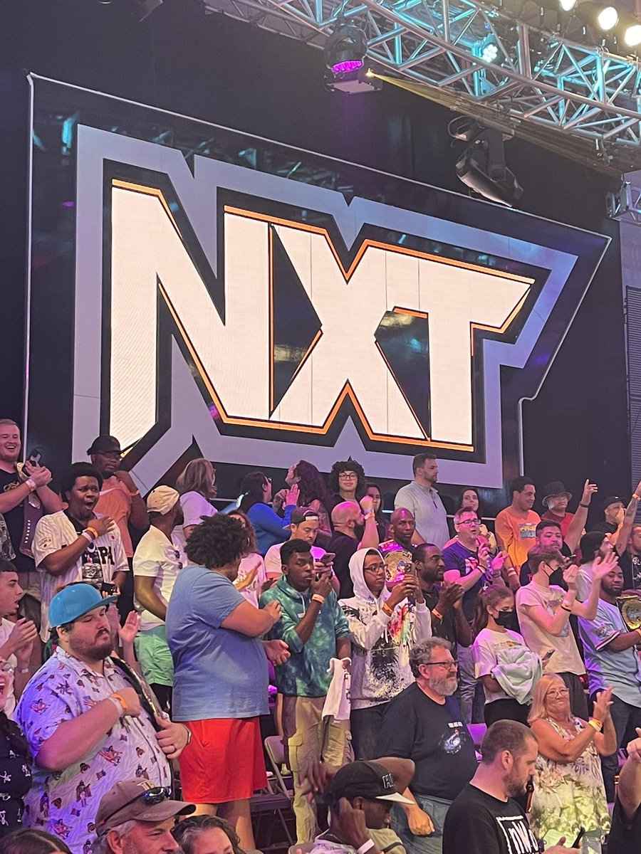 ringsidenews_'s tweet photo. Here are several live shots from the arena that were sent into us by one of our wonderful readers just now as they tape next week's show

#WWENXT https://t.co/C1U1pU860R