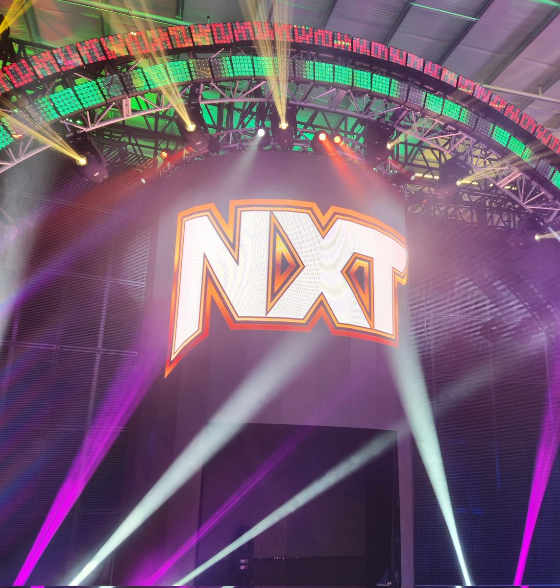 ringsidenews_'s tweet photo. Here are several live shots from the arena that were sent into us by one of our wonderful readers just now as they tape next week's show

#WWENXT https://t.co/C1U1pU860R