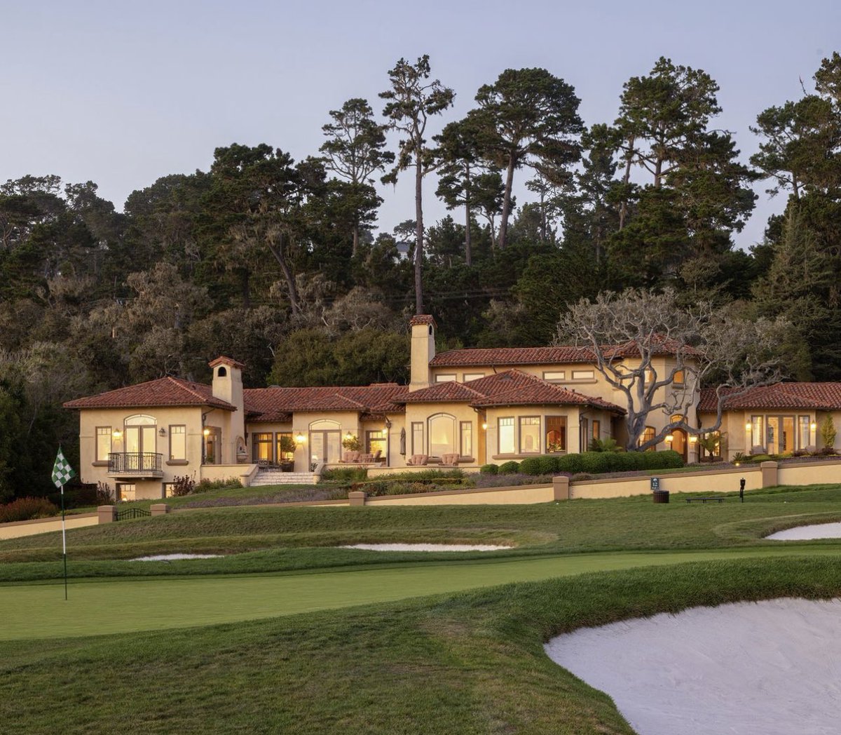 darrenrovell's tweet photo. A two-acre Pebble Beach home with views of the 11th and 12th hole as well as the ocean is hitting the market for $31 million.

Its seller is lawyer Cary Patterson, whose firm helped recover more than $17 billion in damages for the state of Texas from Big Tobacco. https://t.co/fmAu1xJpt1